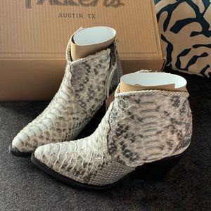 Snake Skin Boots